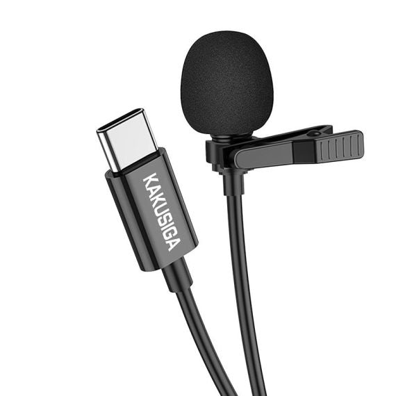 Microfono a cravatta per cellulari e tablet connettore USB Type C KSC-763 Microfono a cravatta per cellulari e tablet connettore USB Type C KSC-763